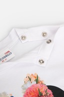 Dievčenské tričko 104 biele Coccodrillo