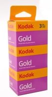 Film kolor Kodak Gold 200/36 x3pack ZESTAW TRÓJPAK