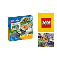 LEGO CITY č. 60353 - Misia na záchranu voľne žijúcich zvierat +Taška +Katalóg 2024