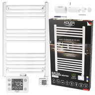 ELEKTRICKÝ KOUPELNOVÝ RADIÁTOR SUŠÁK ŽEBŘÍK PROGRAMÁTOR TERMOSTAT LED