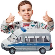 DZIECIĘCA ZABAWKA Pojazd Zabawkowy Samochodzik SIKU 08 POLICJA VAN AUTKO