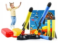 Zabawka Gra Interaktywna Wyrzutnia Rakiet Piankowych na Prezent dla Dziecka