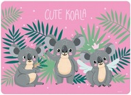 Podkładka na biurko laminowana KOALA MISIE plastyczna ochronna