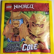 LEGO Ninjago Vrecko Zlatý Cole Dragon drak njo781 71770 892304