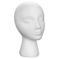 Ženská parochňa z polystyrénu Figurína s hlavou parochne