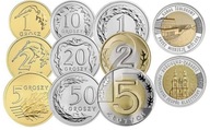 Komplet monet obiegowych i 5 zł 2023 r. UNC