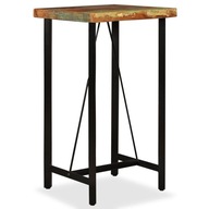 Barový stôl masívne recyklované drevo 60x60x107 cm