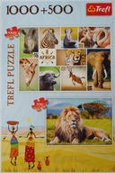 NOWE puzzle TREFL - 2 sztuki - 1000 + 500 el.