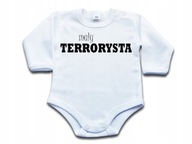 Mały terrorysta - body niemowlęce - 86 dł