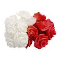 20 LED reťazec Romantické kvetinové svetlá Girlandové svetlá LED Rose White Red