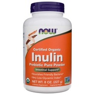 Now Foods Inulín Prebiotikum 227 g prášok