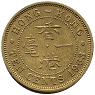 90962. Hongkong, 10 centów, 1963r.