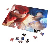 Puzzle + meno box SONIC 2 Hedgehog A4 110 dielikov.