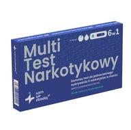 SSZ MultiTest Narkotykowy z moczu - 6 parametrów