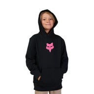 BLUZA Z KAPTUREM FOX JUNIOR LEGACY BLACK/PINK YXL