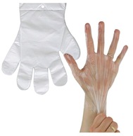HDPE rukavice, ochranné, šnúrky, pevné veľkosť 9 - L 50 párov