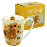 Bögre classic SUNFLOWERS inspired by Van Gogh NAPRAFORGÓK 350ml Porcelán