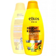 ELKOS Shampoo Vitamin Frucht SZAMPON NAWILŻAJĄCY WZMACNIAJĄCY DE 500ml