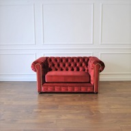 Pikowana Sofa Chesterfield Classic 2-osobowa