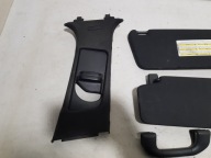 MERCEDES W204 AMG black, inner pillars light plastics
