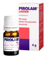 PIROLAM 80 mg/g lakier leczniczy do paznokci 4 g