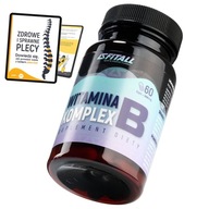 Vitamín B Complex 60 kaps.B2 B6 B9 silná dávka