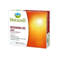 NATURELL Vitamín D3 4000 60tabl. pre sanie