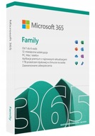 Microsoft 365 Family PL P8 Win/Mac BOX - 6 użytkowników 1 rok