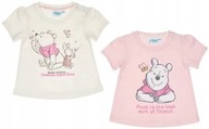 Koszulka t-shirt 2 szt KUBUŚ 62/68 cm 3-6 m DISNEY