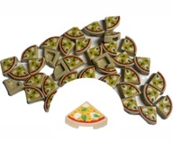 LEGO Étel 4db Pizza Rukola sajt 1x1 25269pb030