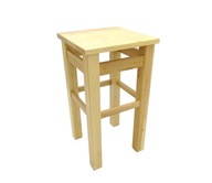 Hoker kuchynský 55 cm taburetka jednoduchá pevná stolička