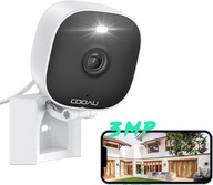 Mini kamera COOAU 8310 Kamera Monitorująca 3MP 2K Full HD QHD SD/VGA