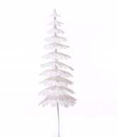 Vianočný stromček trblietky biele pre zdobenie dekorácií