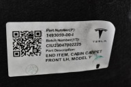 mats carpet left front 1493059-00-and TESLA MODEL Y 20