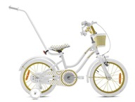 Rower Sun Baby Heart Bike 14" Biały, Złoty
