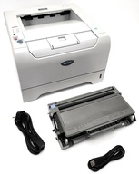 Brother HL-5240L (10-30K), pełen toner 100%, kable