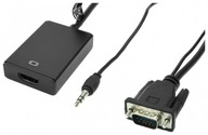 Adapter Accura VGA + minijack - HDMI 0.2m