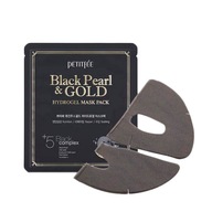 Petitfee Black Pearl&Gold Hydrogel Mask Pack - Hydrogélová maska v plachte