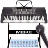 ZESTAW Organy dla Dzieci STOJAK na KEYBOARD z MIKROFONEM Pulpit + GRATIS