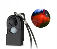 MINI CZUJNIK RUCHU PIR Z ALARMEM 120DB PRZENOŚNY TURYSTYCZNY LED SOS