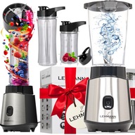 BLENDER KIELICHOWY DO KOKTAJLI 1200W 2xBIDONY MIKSUJE KRUSZY LÓD MOCNY 10w1