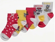 5-pak GEORGE Disney SKARPETKI Minnie 6-12 M 74-80