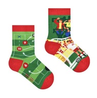 Farebné futbalové detské ponožky SPOXSOX 31-35