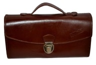 KÉZITÁSKA TOLLTARTÓ TÁLCA VINTAGE OLDSKUL PRL BŐR