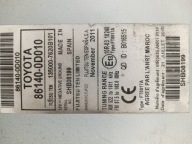 RADIO Navigation 86140-0D010 Toyota Yaris III (2011-2020)
