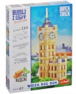 BRICK TRICK Buduj z cegły WIEŻA BIG BEN 210szt Prawdziwych Cegieł 6+