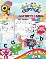 Alphabet Block Activity Book for Kids 4 8 years old: Interesting Worksheets