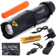 LATARKA TAKTYCZNA BAILONG LED CREE XM-L3-U3 ZOOM WOJSKOWA MOCNA REFLEKTOR