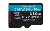 Kingston Technology Canvas Go! Plus 512 GB MicroSD UHS-I triedy 10