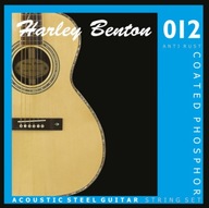 Struny pre akustickú gitaru 12-53 Coated Phosphor Anti Rust Harley Benton